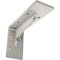Ekena Millwork Embrey Steel Bracket, Stainless Steel 2"W x 6"D x 3 3/4"H BKTM02X06X03EBSS - alternate 1